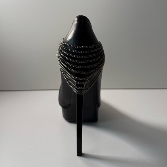 Saint Laurent | Janis Chain Pumps | Size 40 US 9.5 / 10 | Black | Hedi Slimane - Picture 3 of 9